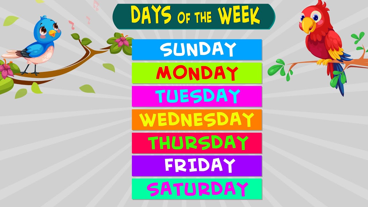 days of week