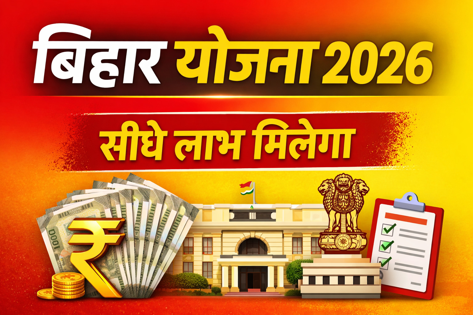 Bihar Sarkari Yojana 2026 नई सरकारी योजनाएं, ऑनलाइन आवेदन और सीधे लाभ