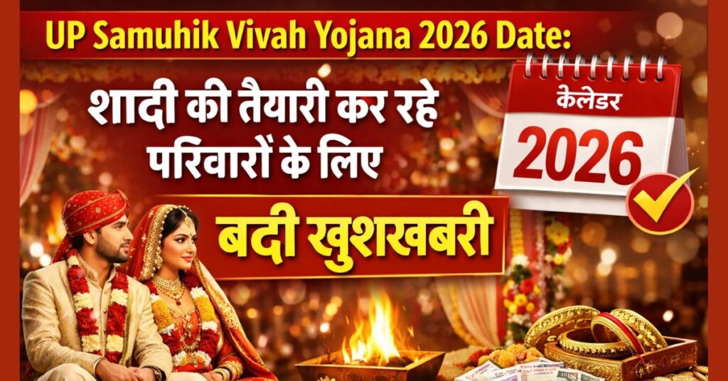 UP Samuhik Vivah Yojana 2026 Date: शादी की तैयारी कर रहे परिवारों के लिए बड़ी खुशखबरी