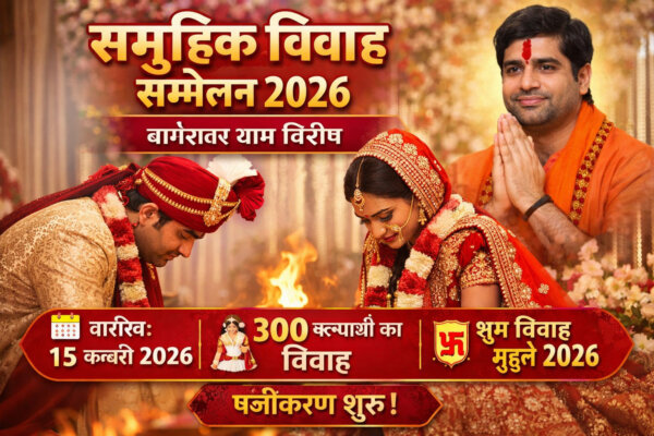 Samuhik Vivah Sammelan 2026 बागेश्वर धाम में समुहिक विवाह का बड़ा आयोजन