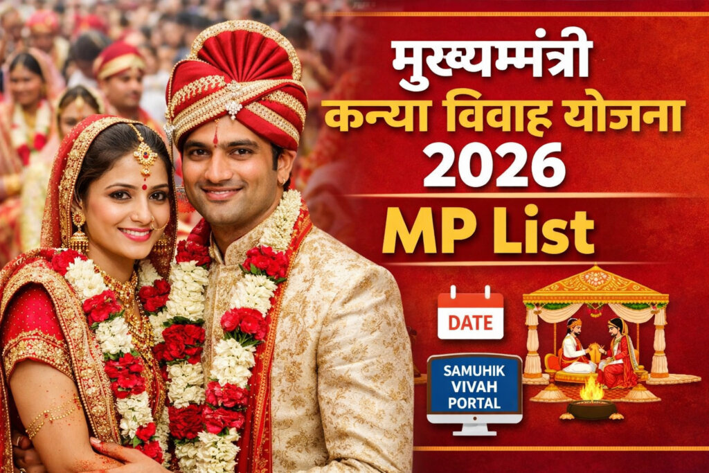 मुख्यमंत्री कन्या विवाह योजना 2026 mukhyamantri kanya vivah yojana 2026 date, mp list और samuhik vivah portal