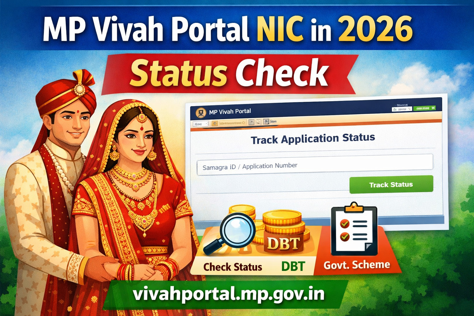 📢 MP Vivah Portal NIC in 2026 Status Check – नवीन #MPVivahPortal अपडेट
