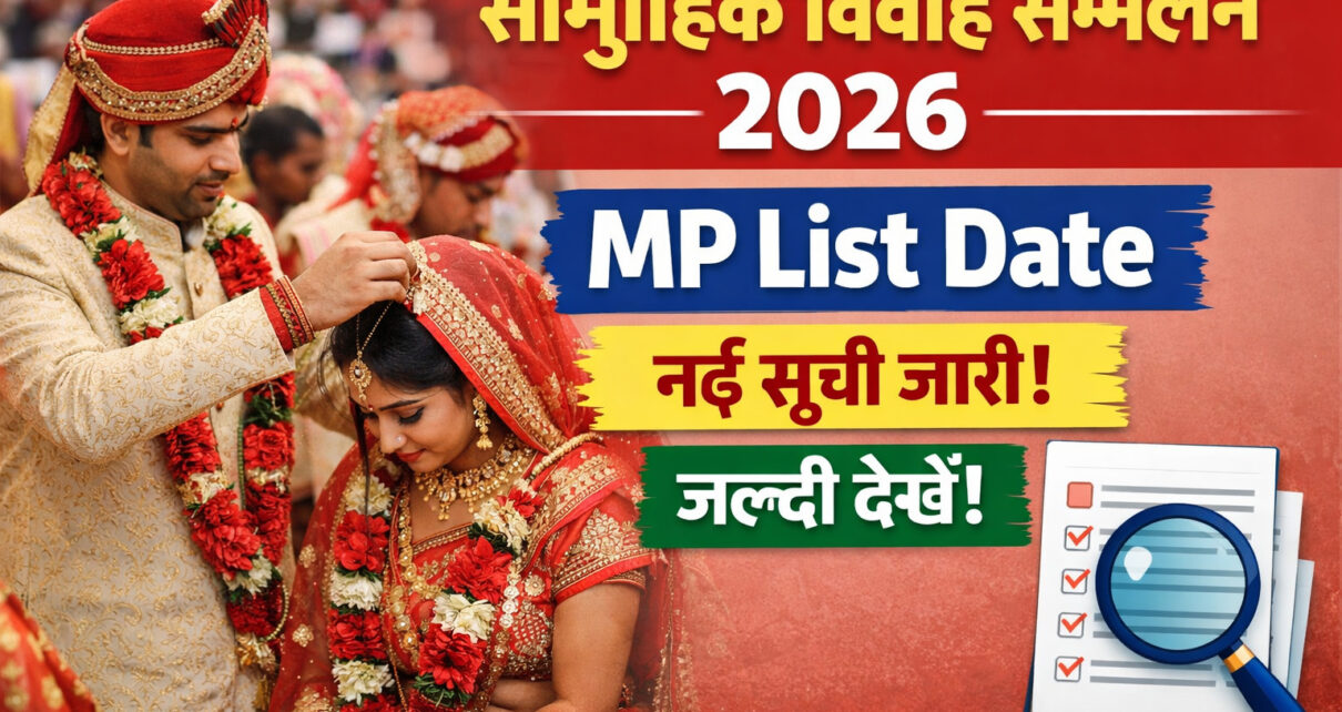 सामूहिक विवाह सम्मेलन 2026 MP List Date नई सूची जारी, ऐसे करें नाम चेक