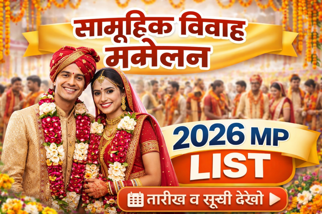 सामूहिक विवाह सम्मेलन 2026 MP List Mukhyamantri Kanya Vivah Yojana 2026 MP List Date जारी